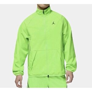 Nike Air Jordan Sport JAM Warm- Up Electric Green Jacket HF9885-358 Size Large